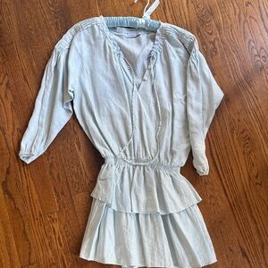 Light Blue Mini Dress